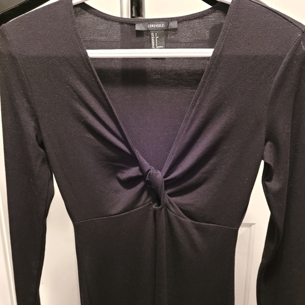 Forever 21 long-sleeve bodycon dress Small